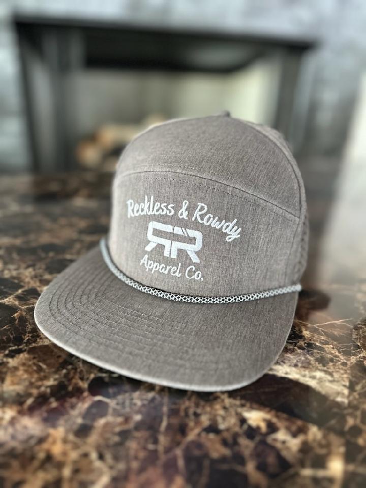 Osprey SnapBack Rope Apparel Co. Logo- Graphite-Grey Chainlink