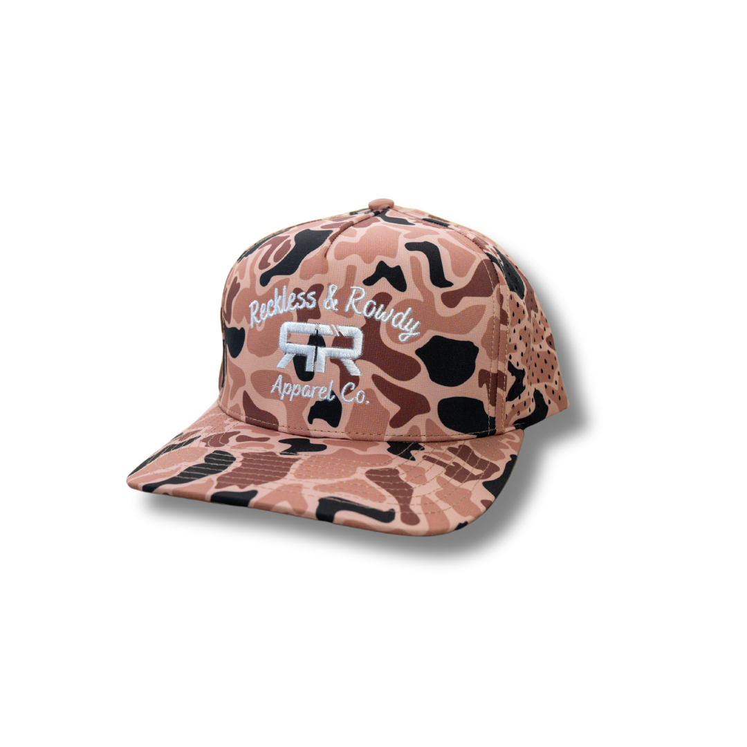BlackHawk SnapBack Apparel Co. Logo- Old School Camo