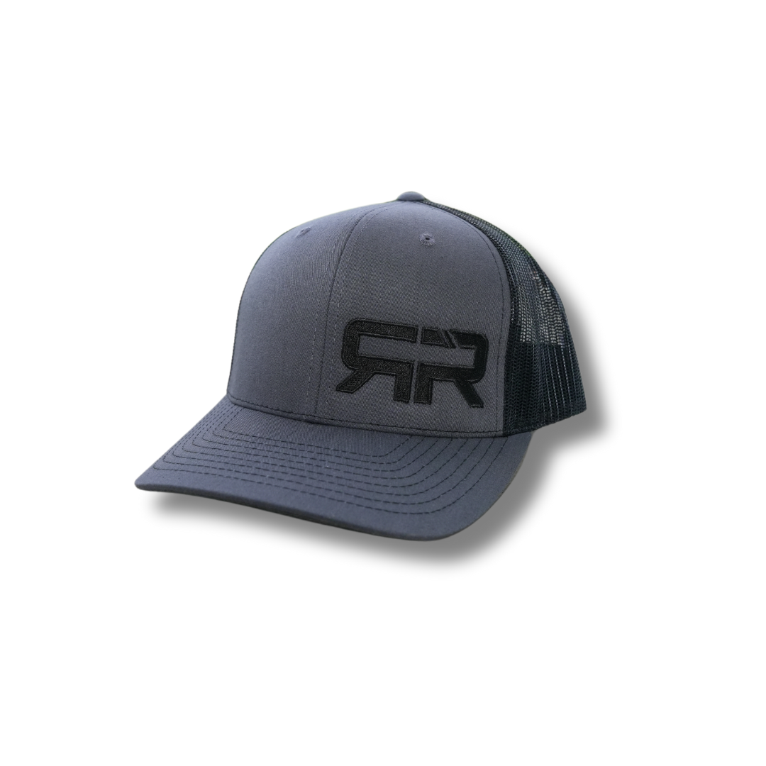 Richardson 112 Trucker Hat RR Logo - Graphite