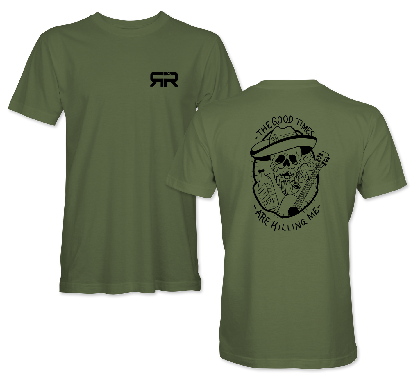 The Good Times Short Sleeve Shirt - Light Olive