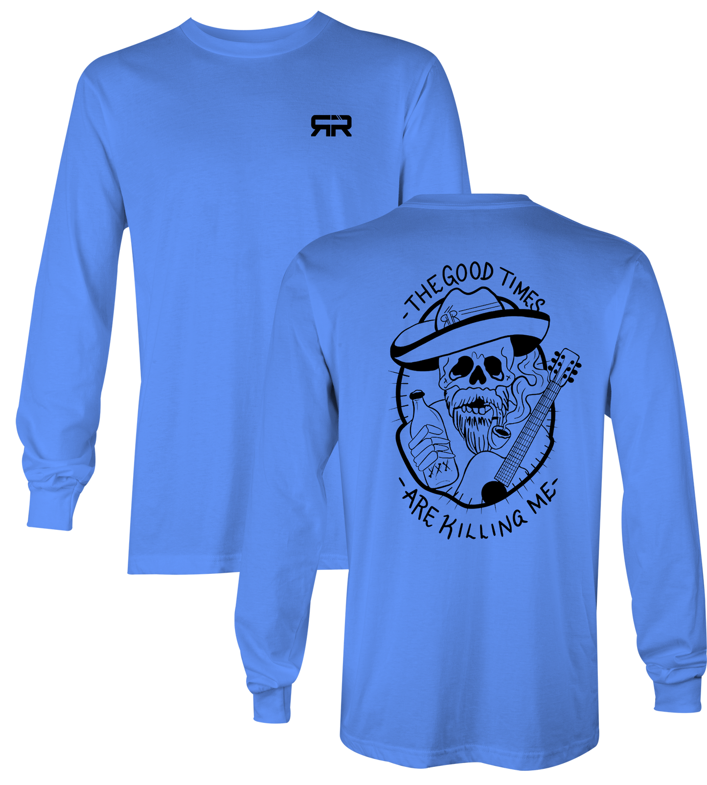 The Good Times Long Sleeve Shirt - Washed Denim