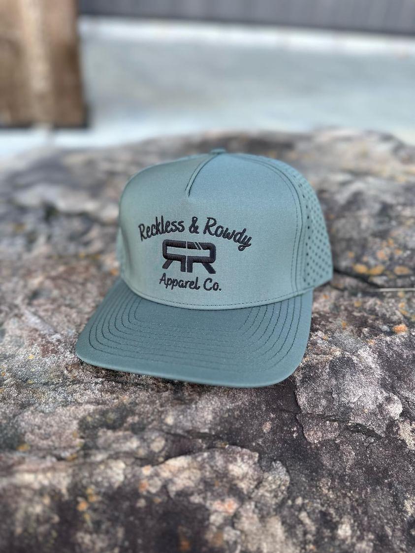 BlackHawk SnapBack Apparel Co. Logo- Steel Green