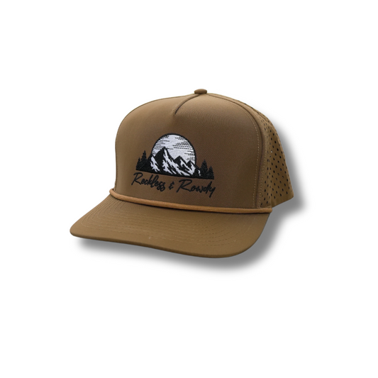BlackHawk SnapBack Rope Mountain Logo- Caramel