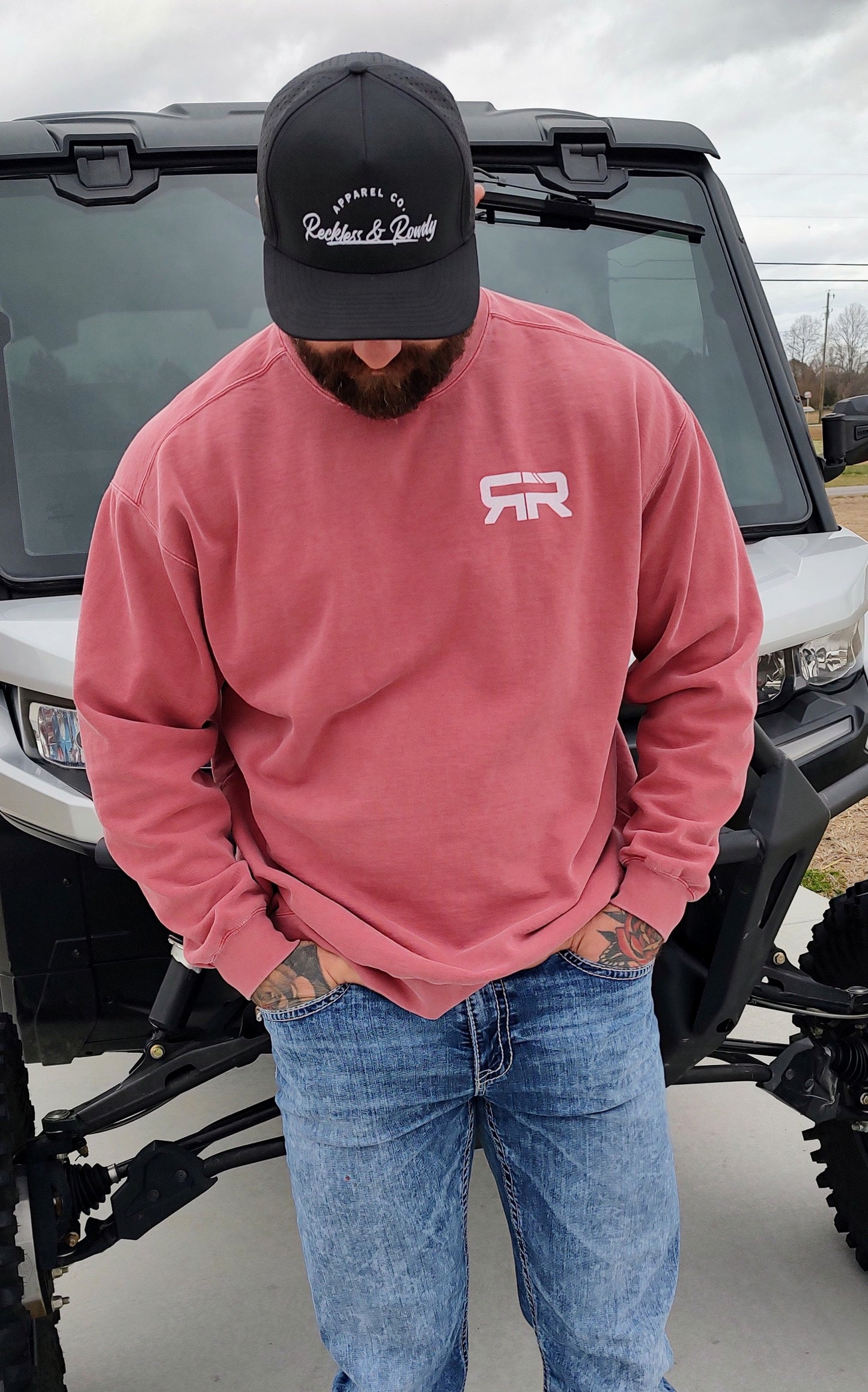 Lifestyle Sweatshirt-Crimson