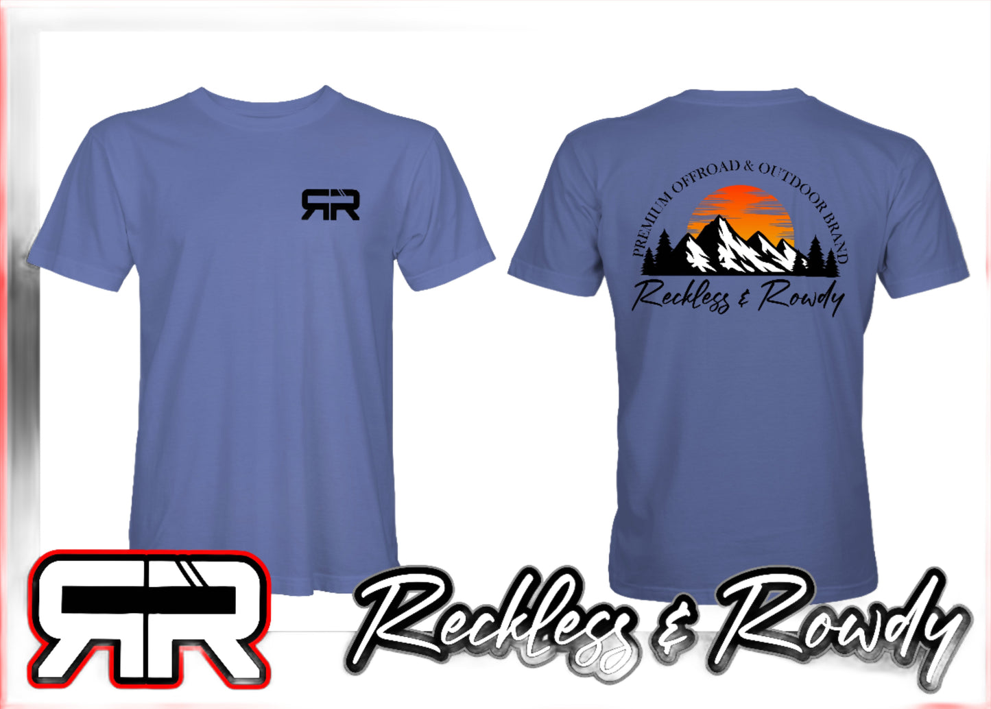 Gods Country Short Sleeve Shirt - Periwinkle Blue