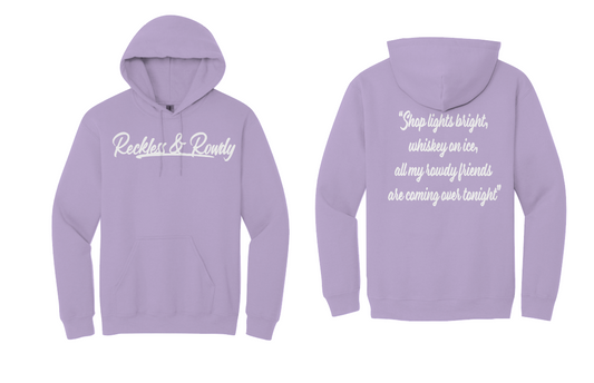Rowdy Friends Hoodie- Lavender